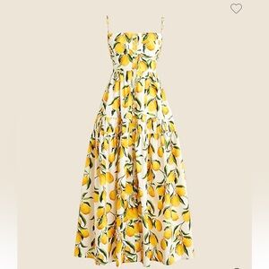 J. Crew Citrus Print Sundress